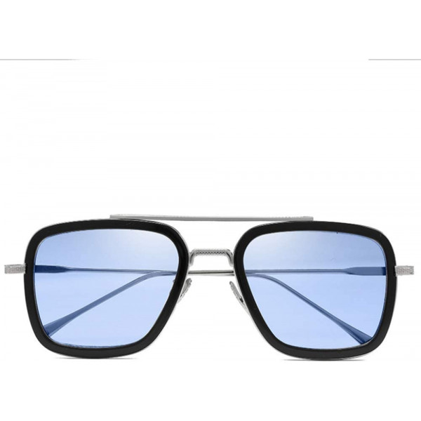Sunglasses Square Metal Frame for Men Women