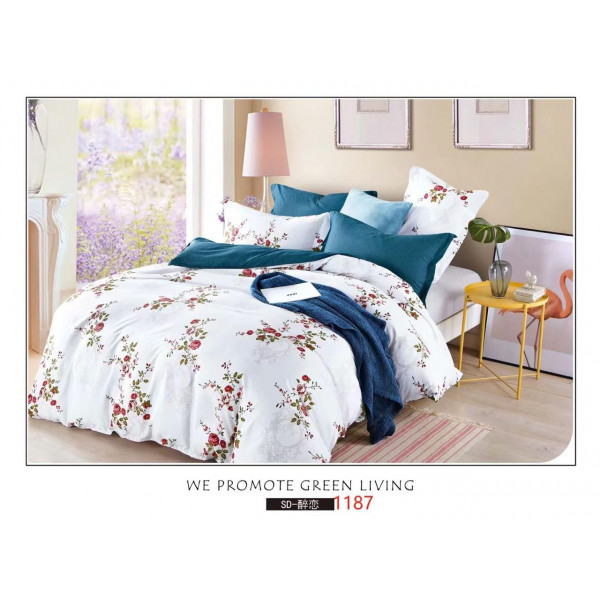 6 in 1 Bedsheets with Quilt cover Bed cover Pillow cover