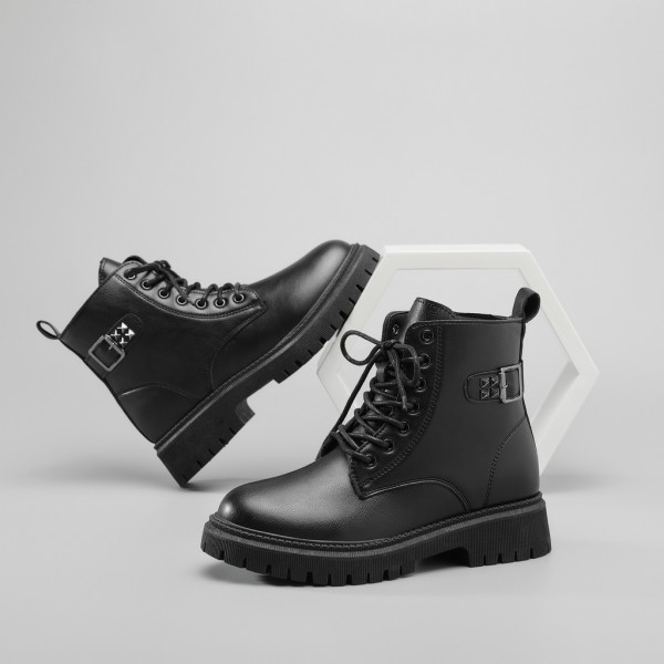 Heightening Leather Boots