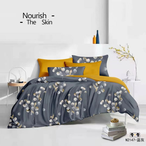 6 in 1 Bedsheets with Quilt cover Bed cover Pillow cover