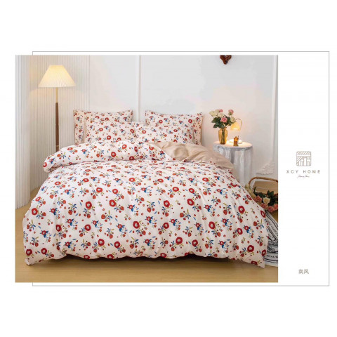 6 in 1 Bedsheets with Quilt cover Bed cover Pillow cover