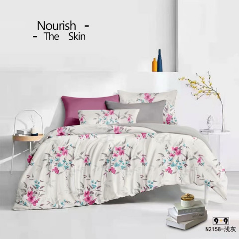 6 in 1 Bedsheets with Quilt cover Bed cover Pillow cover