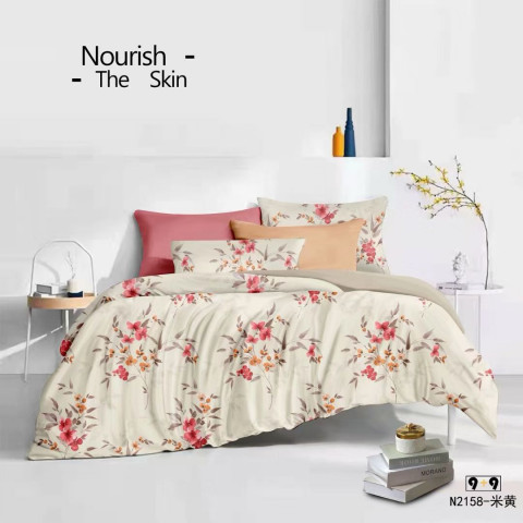6 in 1 Bedsheets with Quilt cover Bed cover Pillow cover